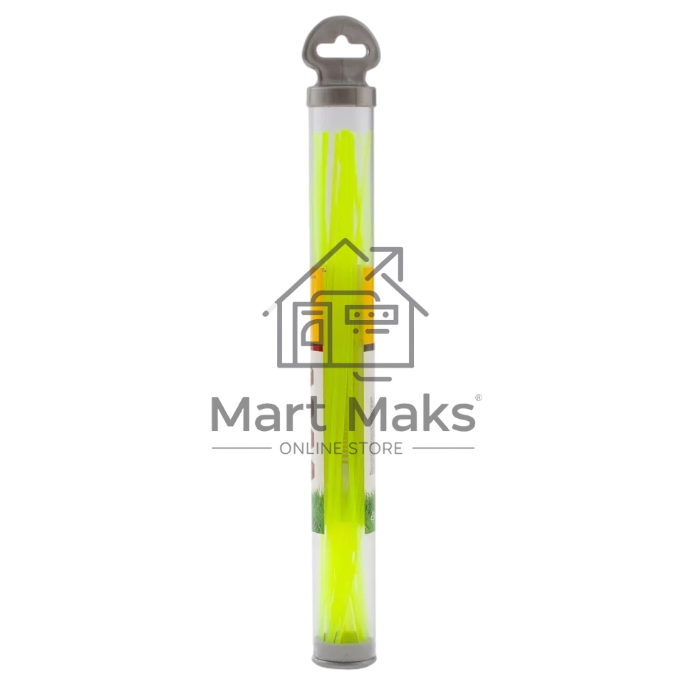 Леска для триммера Denzel круглая нарезанная 2,4 мм х 30 см 20 шт.тубус FLEX CORD