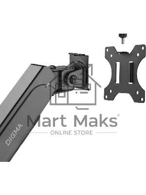 Кронштейн для мониторов ЖК Digma D-MM201 черный 17