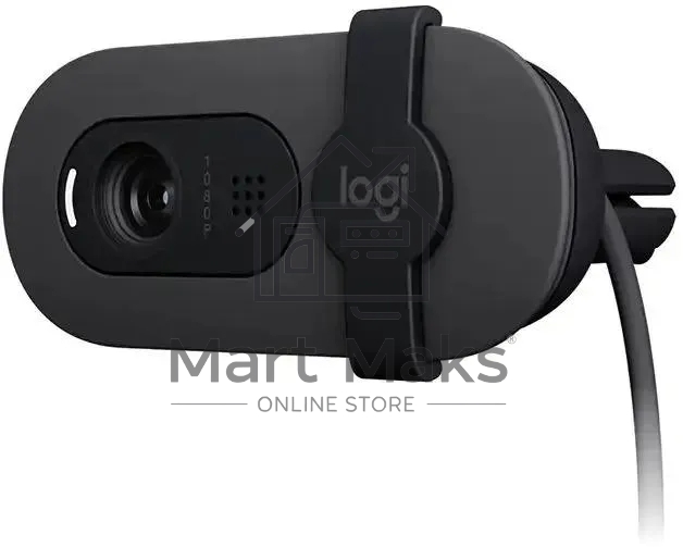 Веб-камера Logitech Webcam Brio 100, 1920x1080, GRAPHITE, защитная шторка