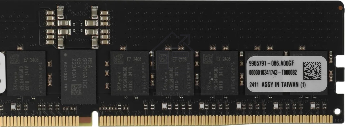 Оперативная память Kingston Fury Renegade Pro, DDR5, 32GB, RDIMM, 6800MHz, CL34, ECC, RDIMM, с радиатором, черный