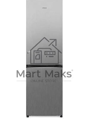 Холодильник Hitachi R-B410PUC6 PSV серебристый двухкамерный 215/105л морозилка снизу, No Frost