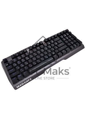 Игровая клавиатура Mad Catz S.T.R.I.K.E. 13 US БЕЗ РУССКОЙ РАСКЛАДКИ черная (CHERRY MX RED Switch, 96 кл., RGB подсветка, USB)