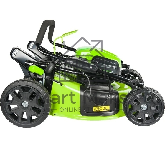 Газонокосилка аккумуляторная GreenWorks GD60LM46HPK4, 60V, 46 см, бесщеточная, с 1хАКБ 4 А.ч. и ЗУ (2502807UB)