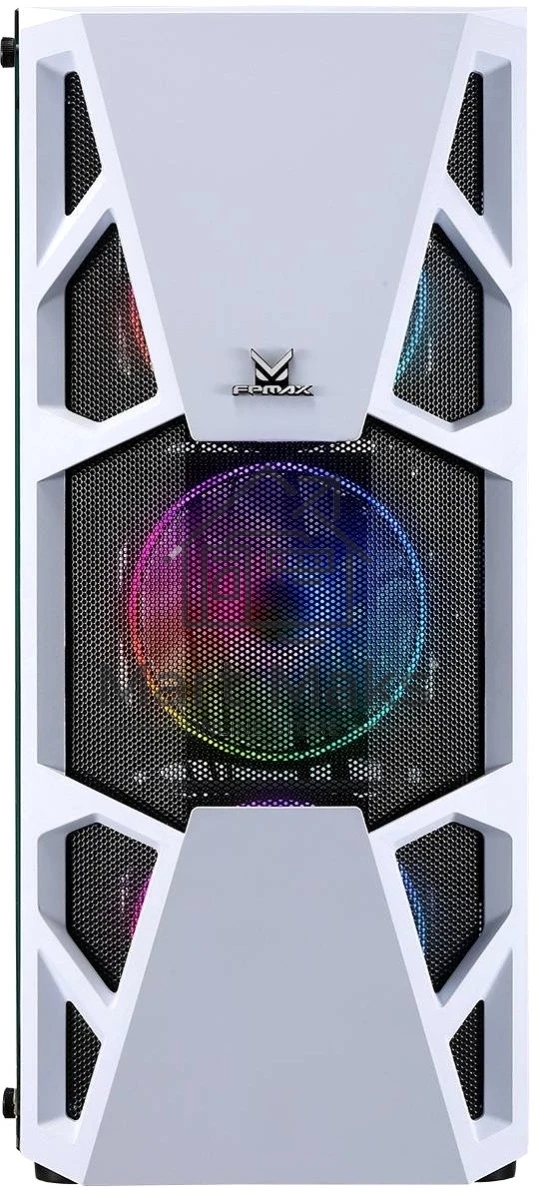 Компьютерный корпус AeroCool / Formula CL-3303W RGB белый без БП ATX 6x120mm 2xUSB2.0 1xUSB3.0 audio bott PSU