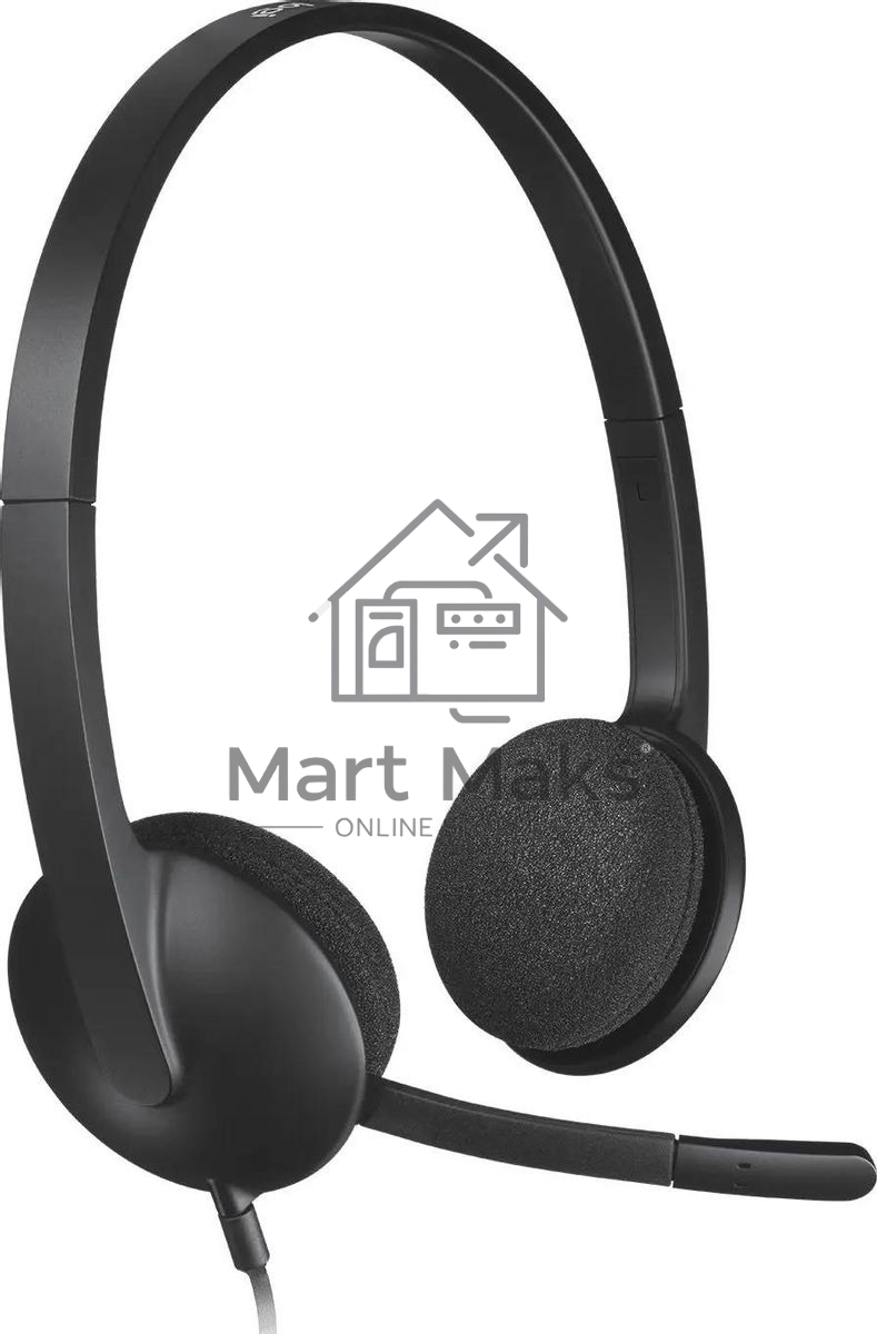 Гарнитура проводная Logitech Headset H340 USB graphite