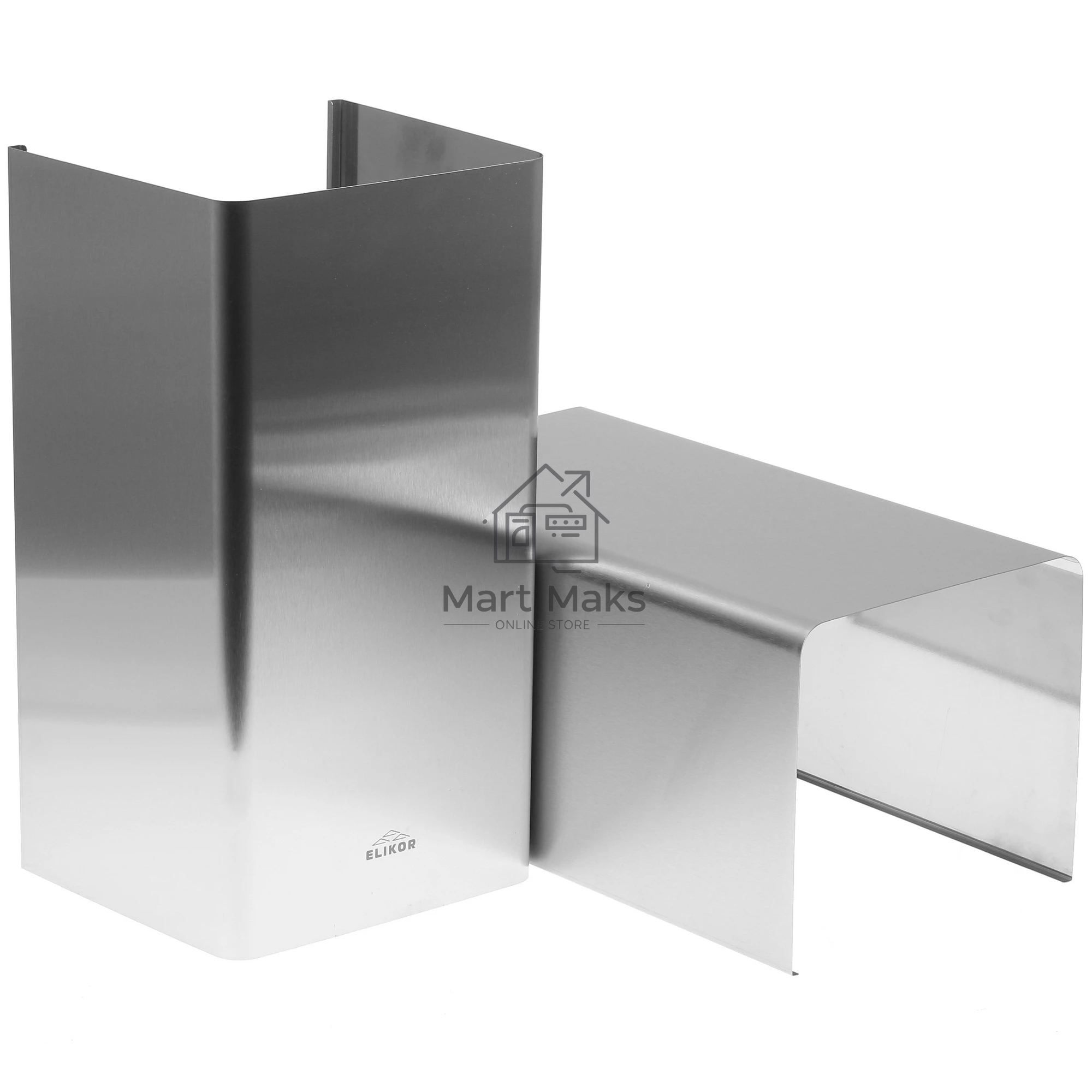 Вытяжка каминная Elikor Аметист 50Н-430-К3Д серебристый, 50 см, 430 куб. м/ч, 54 дБ