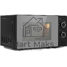Микроволновая печь Vitek VT-MW2020 черный/хром, 20 л, 700 Вт, переключатели — поворотный механизм