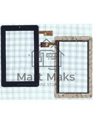 Сенсорное стекло (тачскрин) TPC0069 VER5.0 (188х114), черное