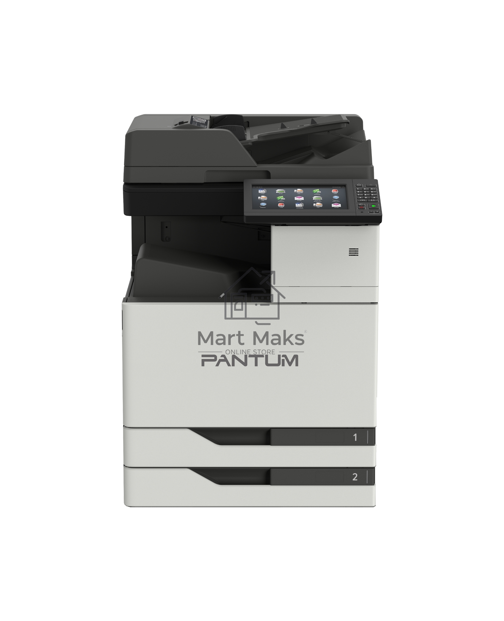 МФУ Pantum M9706DN (ч/б, А3, 65 стр/мин, 1200dpi, 1.2 GHz, 2Gb, ADF150, Duplex, LAN, USB, лоток 2х500 листов, старт.кар 18500стр.)