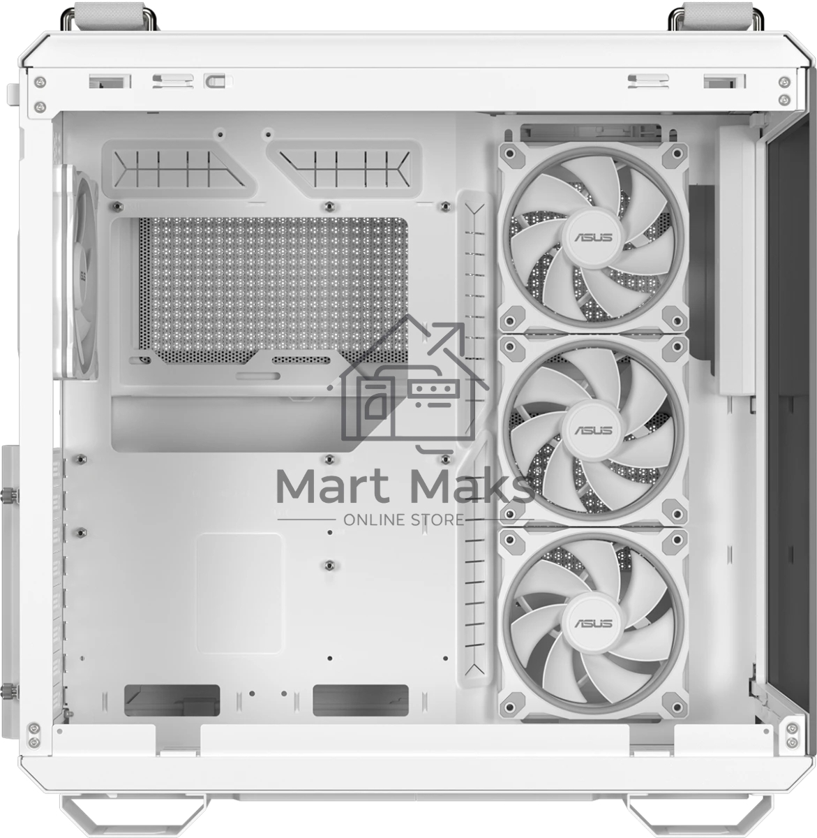 Компьютерный корпус ASUS TUF GAMING GT502 HORIZON TG ARGB белый