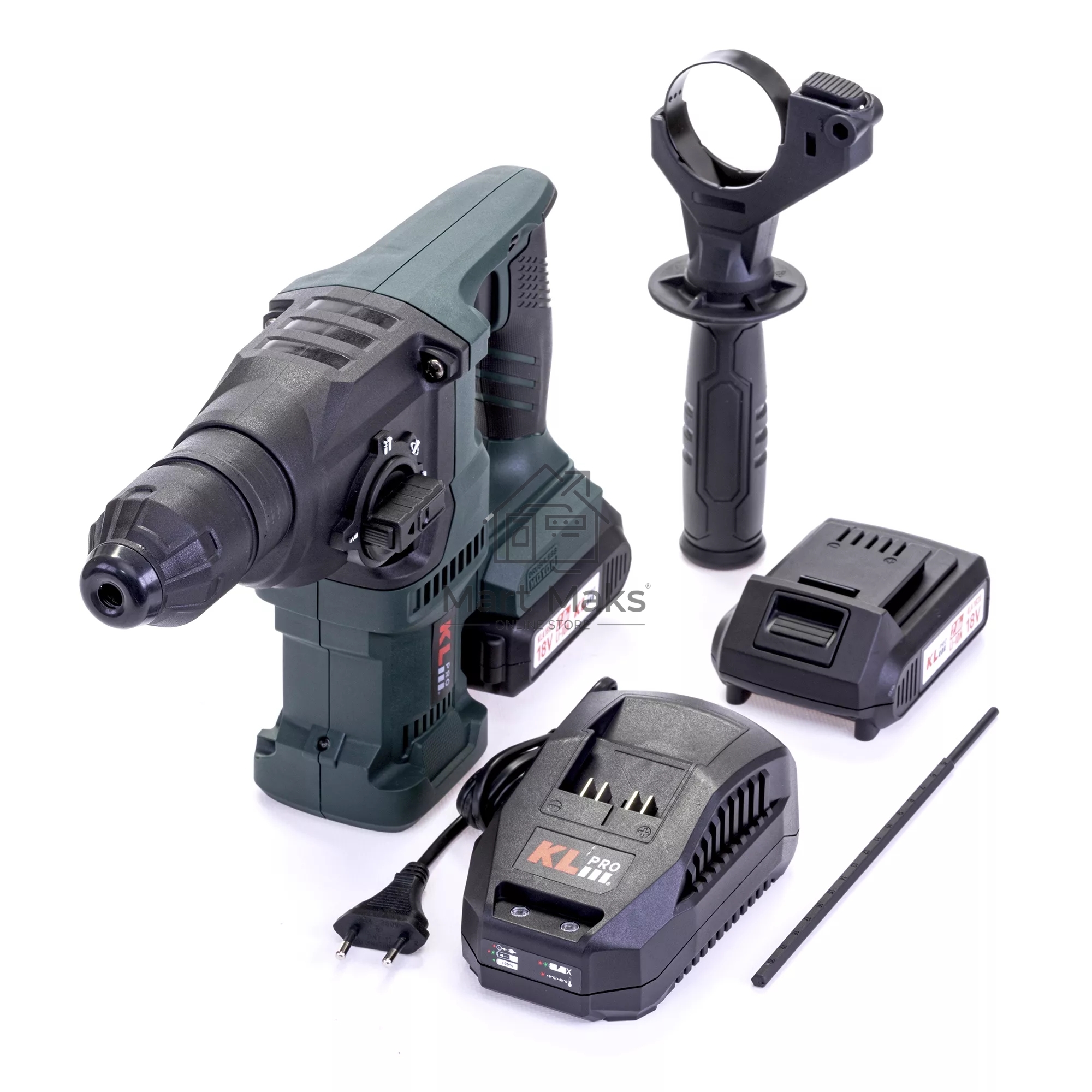 Профессиональный бесщеточный перфоратор аккумуляторный KLPRO KLPM18BH-20