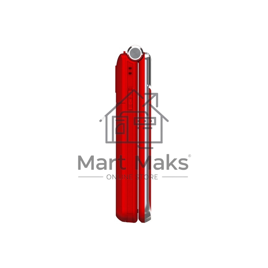 Мобильный телефон Maxvi E11 красный/серебристый