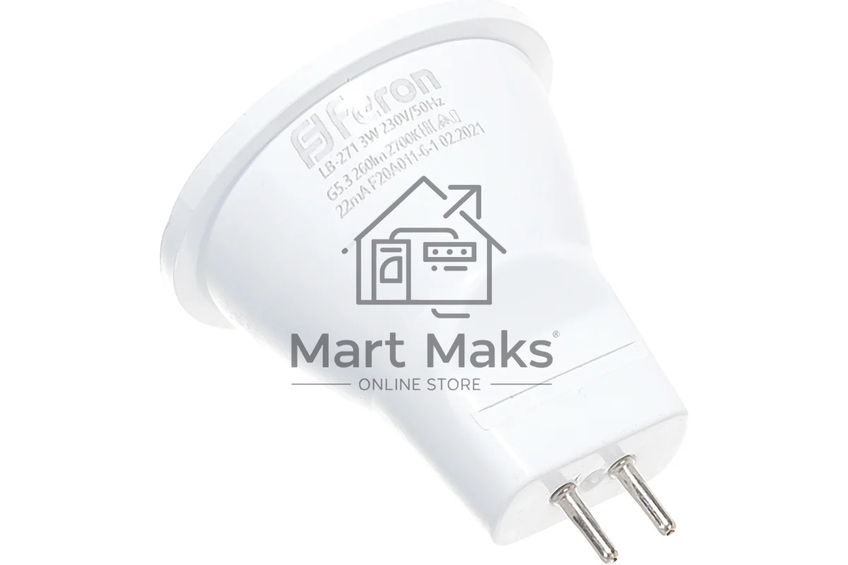 Лампа светодиодная FERON LB-271 (25551) 3W 230V G5.3 2700K