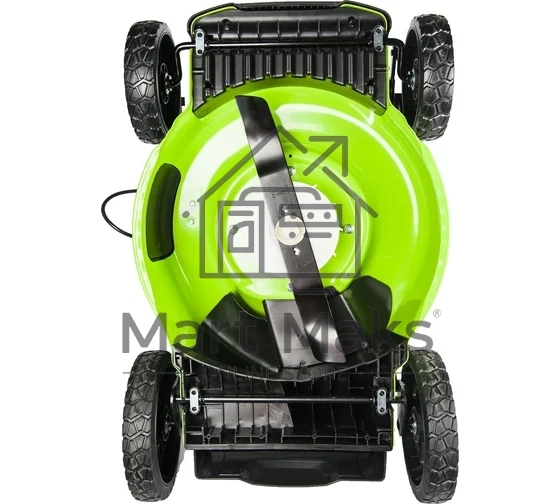 Газонокосилка аккумуляторная GreenWorks GD60LM46HPK4, 60V, 46 см, бесщеточная, с 1хАКБ 4 А.ч. и ЗУ (2502807UB)