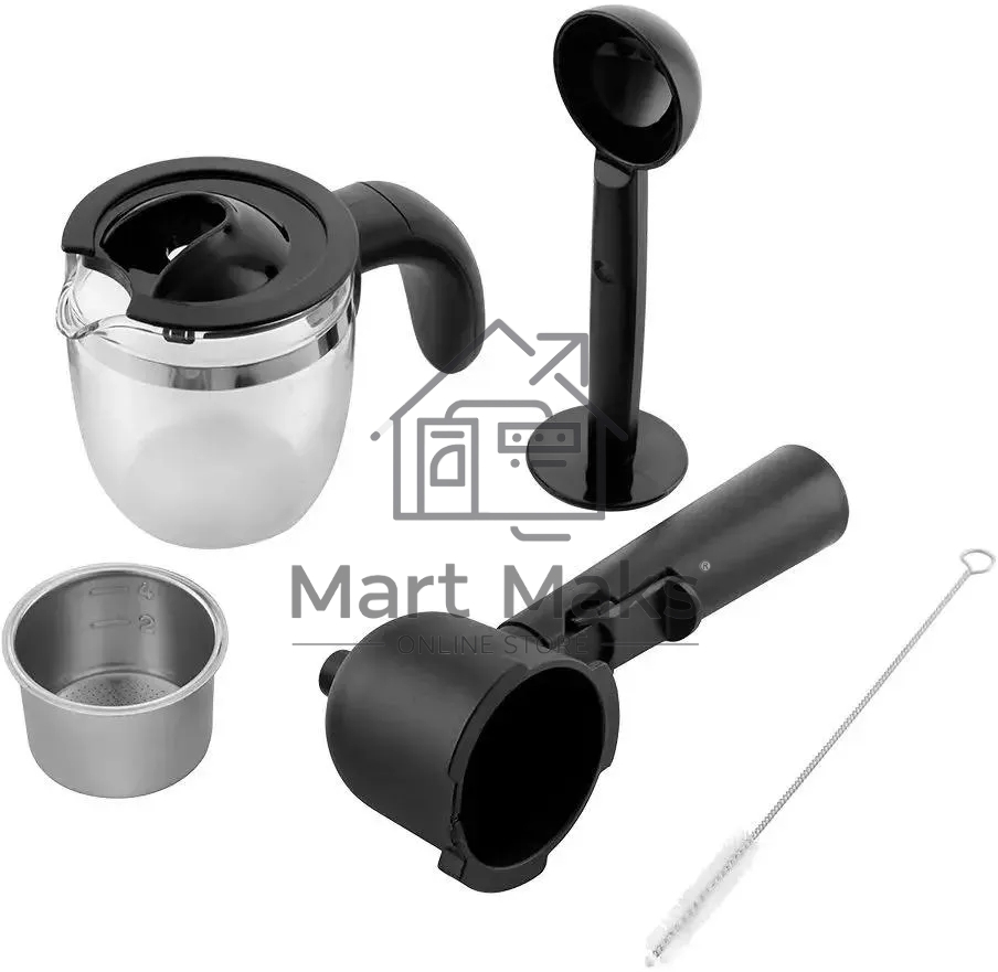Кофеварка капельная Kitfort КТ-760-1 красный/черный, молотый кофе, 240мл, 800Вт, 3,5 бар