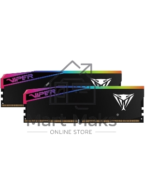 Оперативная память Patriot Memory Viper Elite 5 Ultra RGb RTL Gaming VEUR564G6028K DDR5 2x32Gb 6000MHz PC5-48000 CL28 DIMM 288-pin 1.4В kit single rank с радиатором Ret