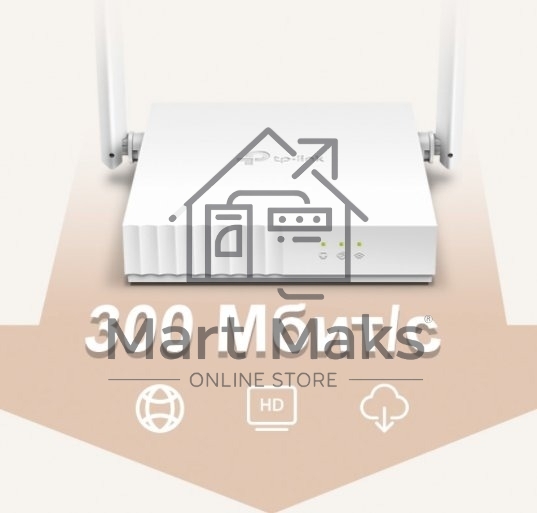 Роутер беспроводной TP-Link TL-WR820N N300 10/100BASE-TX белый