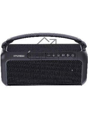 Колонка портативная Hyundai H-PS1007 черный 60W 2.0 BT 10м 2600mAh