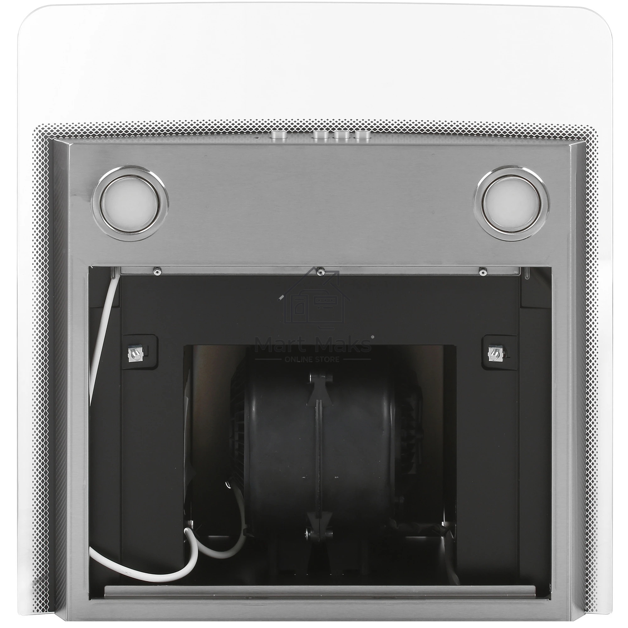 Вытяжка каминная Elikor Аметист 50Н-430-К3Д серебристый, 50 см, 430 куб. м/ч, 54 дБ