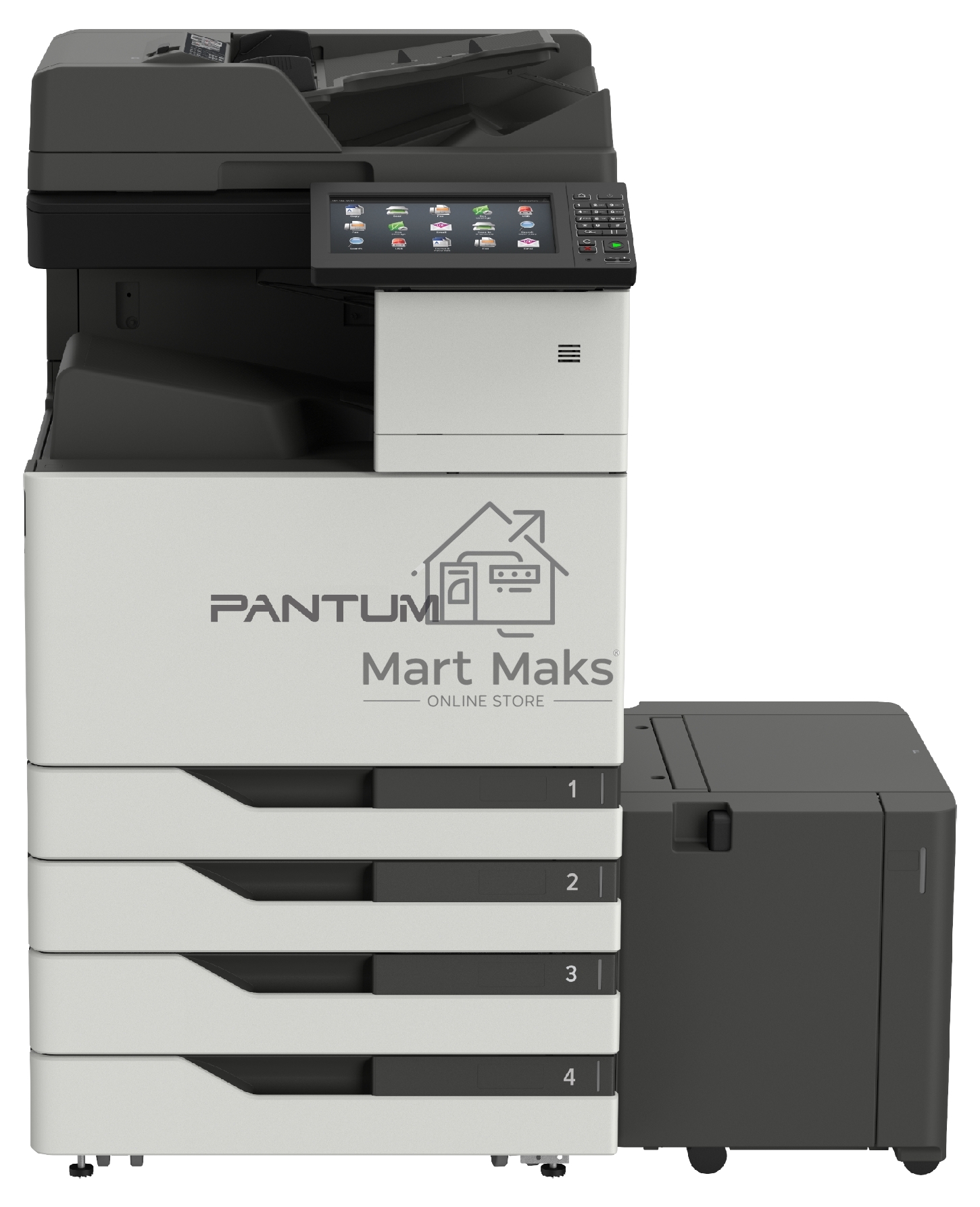 МФУ Pantum M9706DN (ч/б, А3, 65 стр/мин, 1200dpi, 1.2 GHz, 2Gb, ADF150, Duplex, LAN, USB, лоток 2х500 листов, старт.кар 18500стр.)