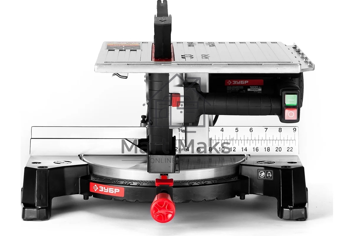 Торцовочная комбинированная пила Зубр ЗПТК-255-1800