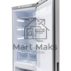 Холодильник Бирюса М6132 металлик двухкамерный 245/85л морозилка снизу, автоматическое