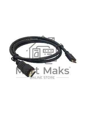 Кабель Micro HDMI to HDMI для Raspberry, черный Кабель Micro HDMI to HDMI для Raspberry, черный