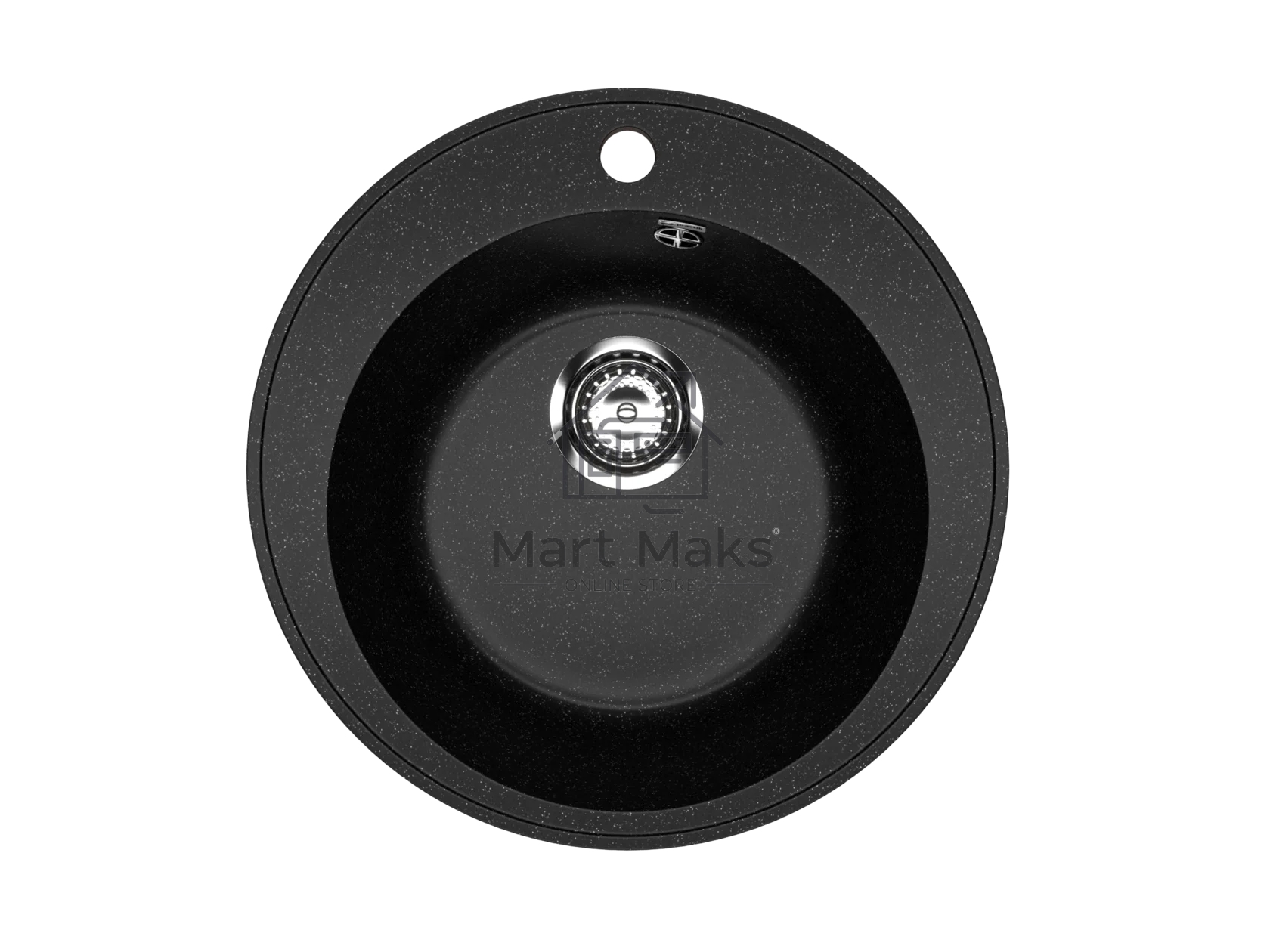 Мойка кухонная PRACTIK PR-M 475-004 черный оникс