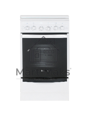 Плита газовая Gefest ПГ 5100-02 белый, конфорок 4 шт, духовка 52 л, 50 см x 85 см x 58.5 см