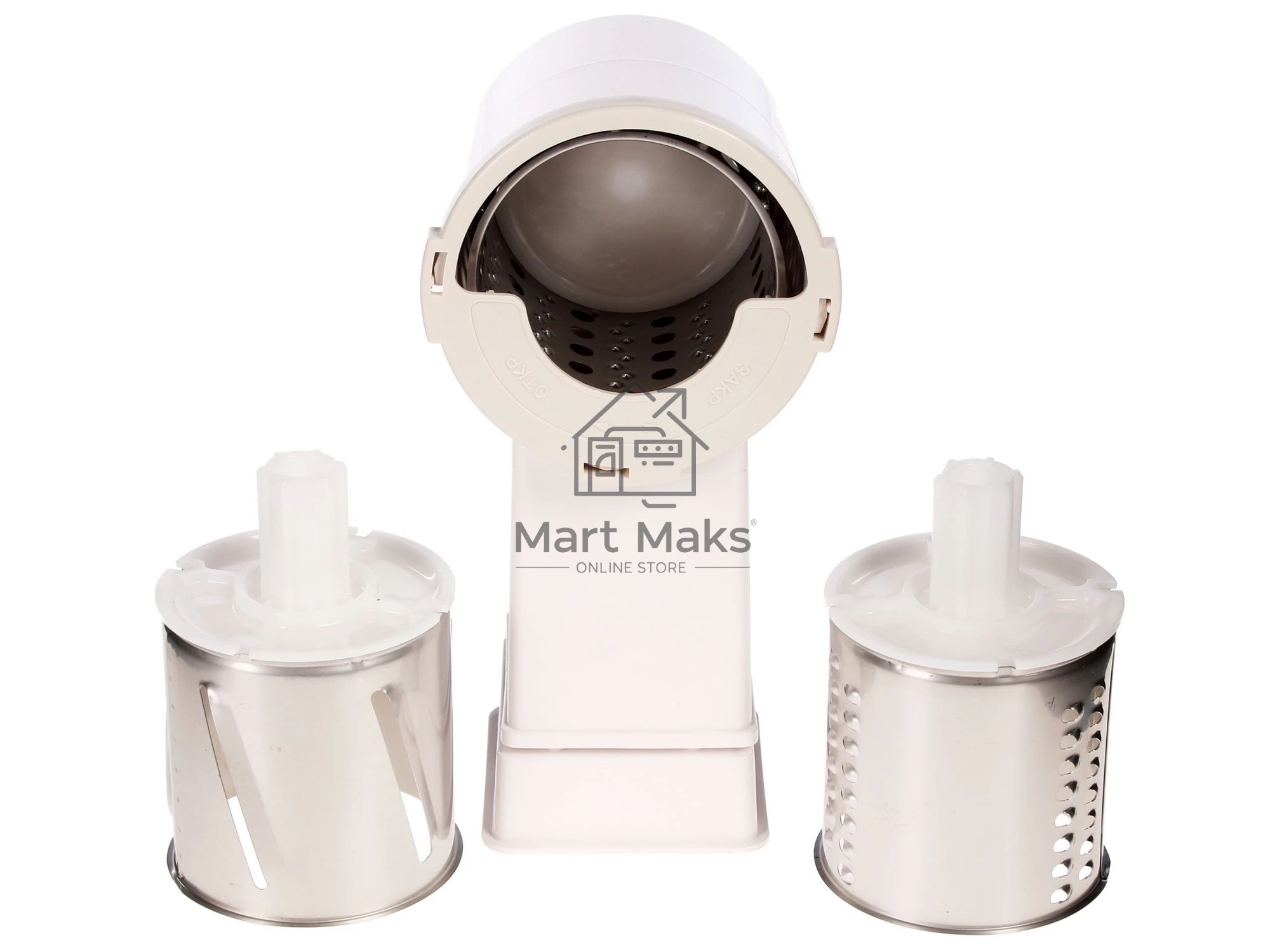 Мясорубка электрическая Аксион М31.02 белый, 1500 Вт, 1.7 кг/мин, реверс, защита от перегрузки, насадки - 7