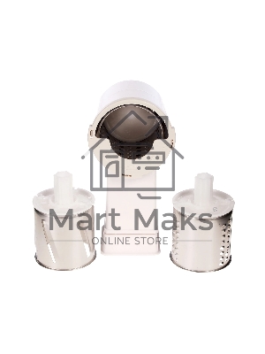 Мясорубка электрическая Аксион М31.02 белый, 1500 Вт, 1.7 кг/мин, реверс, защита от перегрузки, насадки - 7