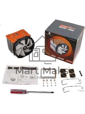 Устройство охлаждения(кулер) Thermalright ARO-M14O Soc-AM5/AM4 черный/белый 4-pin 15-21dB Al+Cu 240W 880gr Ret