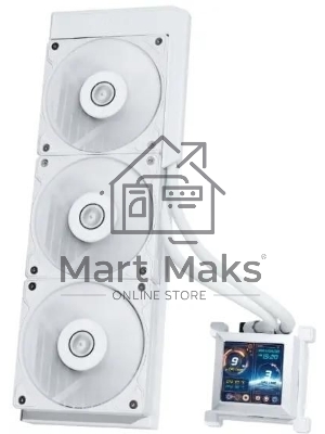 Система жидкостного охлаждения Lian-Li HydroShift LCD 360S Soc-AM5/AM4/1700 белый 4-pin 29.8dB Al+Cu LCD 330W Ret (G89.GHSLCD36SW.R0)
