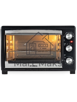 Мини-печь Hyundai MIO-HY073 26 л, 1500 Вт, серебристый/черный