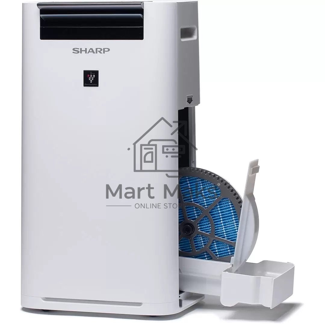 Климатический комплекс Sharp KC-G61RW белый, 50 м², 3 л, HEPA-фильтр, ионизация Plasmacluster, гигростат