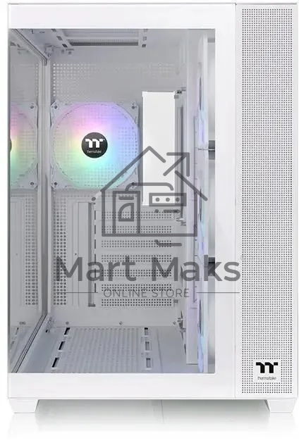 Компьютерный корпус Thermaltake View 380 TG ARGB белый без БП ATX 6x120мм 2x140мм 1x200мм 2xUSB 3.0 audio bott PSU