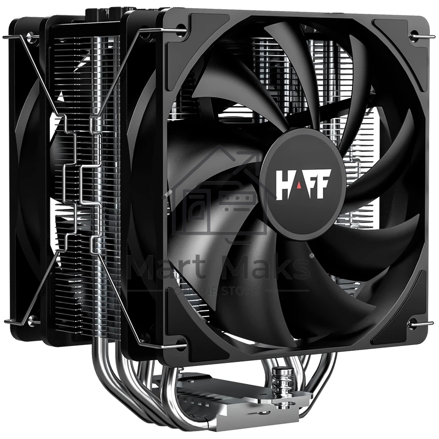Кулер ID-Cooling SE-214-XT HAFF Eco Edition черный 120мм алюминий+медь 1800rpm 35.2db 4-pin 200W 150мм