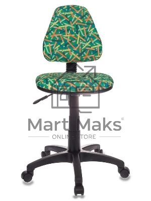 Кресло детское Бюрократ KD-4/PENCIL-GN зеленый карандаши