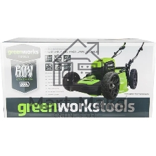 Газонокосилка аккумуляторная GreenWorks GD60LM46HPK4, 60 В, 4 Ач