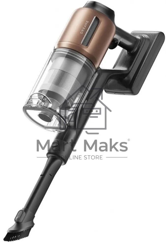 Пылесос вертикальный Dreame Z20 AquaCycle черный/бронзовый, питание от аккумулятора, 250 Вт, уборка влажная/сухая, пылесборник 0.6 л