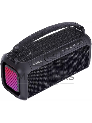 Колонка портативная Hyundai H-PS1007 черный 60W 2.0 BT 10м 2600mAh