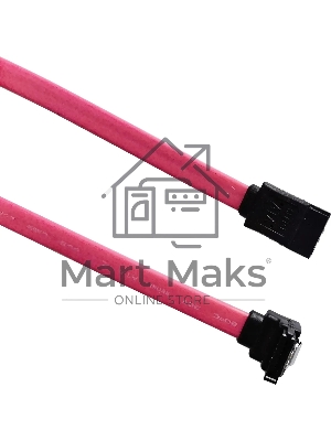 Кабель Buro SATA SATA 0.5м (BU-SATA-SATA-ANG-LOCK) красный