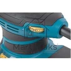Шлифмашина эксцентриковая FIT OS-350, 350 Вт, 3000-13000 об/мин, 125 мм, 1,5 кг, липучка, пластик. контейнер, коробка