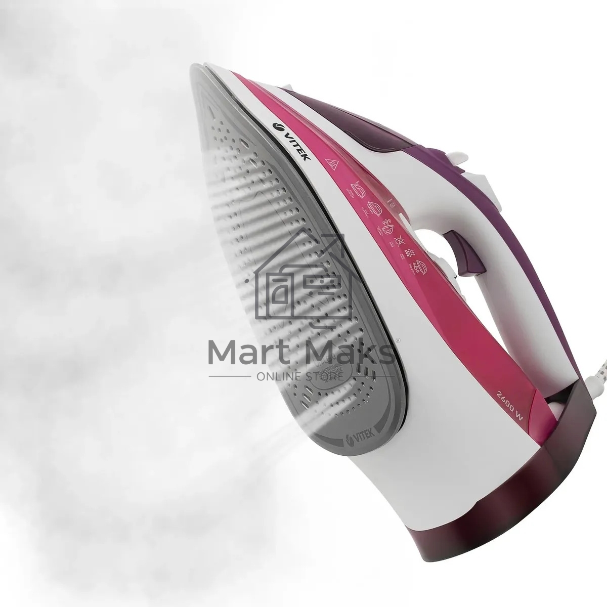 Утюг Vitek VT-8354 фиолетовый/белый