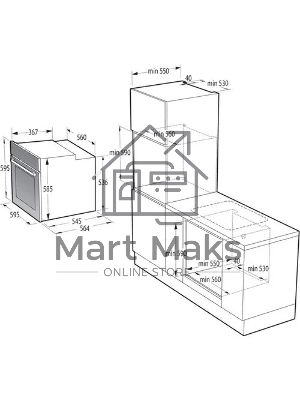 Духовой шкаф Электрический Gorenje BOS67372CLI бежевый
