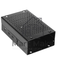 Корпус перфорированный Qumo, Aluminum Case, Raspberry Pi 4B, черный(RS026)