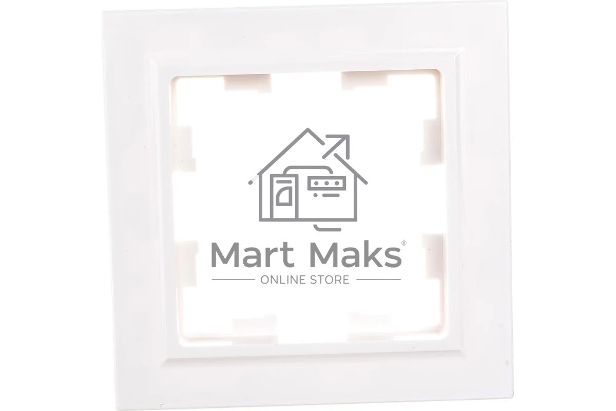 Рамка 1-мест. IEK BRITE РУ-1-БрБ белый