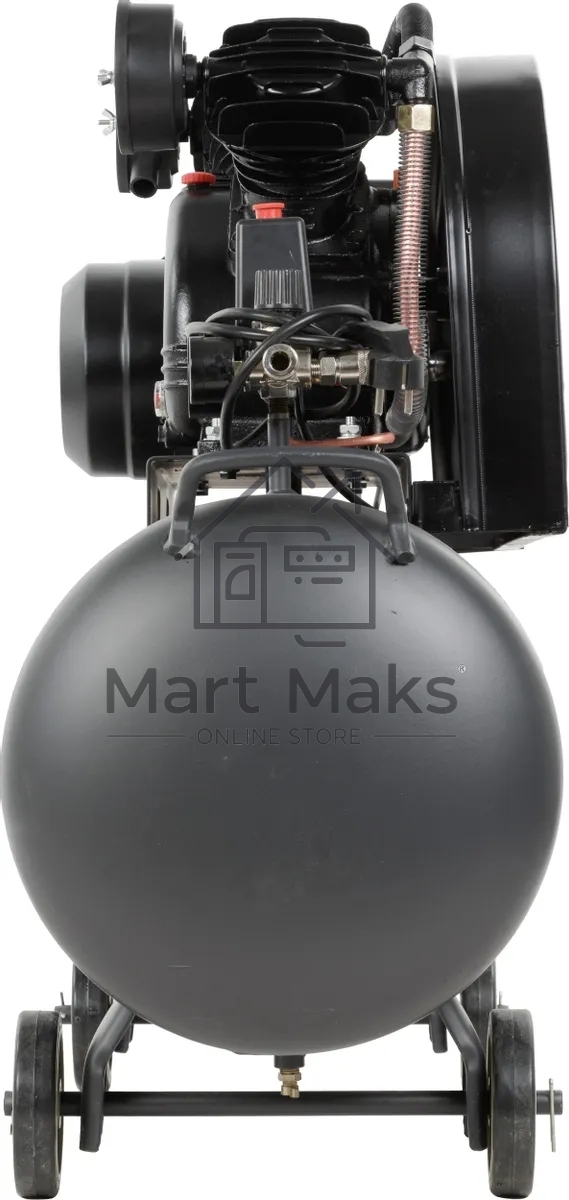 Компрессор поршневой Парма K-2200/100РМ масляный, 336 л/мин, 100 л, 2200 Вт, серый/черный