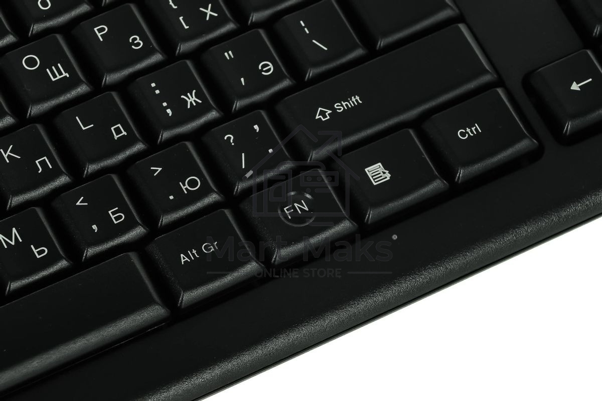 Комплект клавиатура+мышь A4Tech KR-8520D проводной, USB, 1200 DPI, чёрный