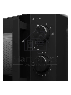 Микроволновая печь Kuppersberg TMW 204 B черный, 20 л, 700 Вт, переключатели - поворотный механизм